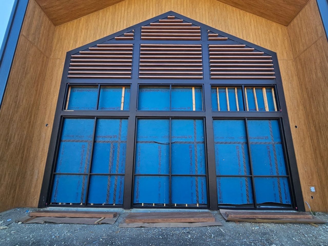 Exterior Cladding for Amenity Center in Austin